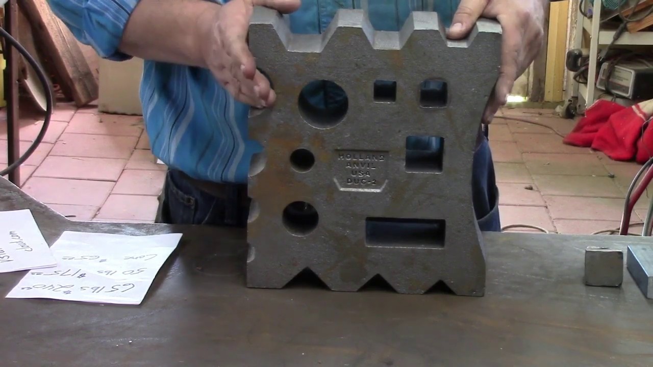 Affordable swage blocks by Holland Anvil review by VSTA