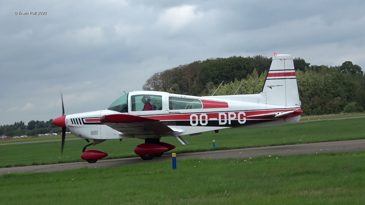 Grumman American AA-5 Traveler OO-DPG Teuge Airport 12 Sept 2020