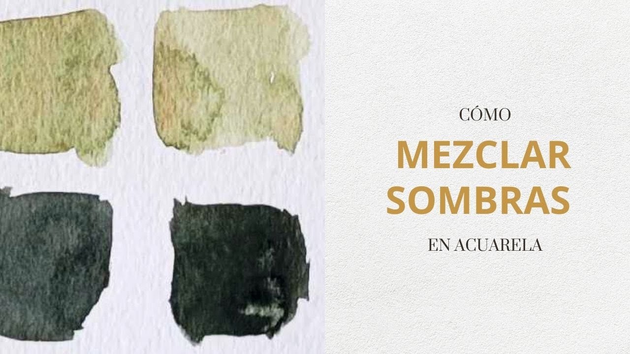 Acuarela para principiantes: Cómo mezclar color para obtener sombras