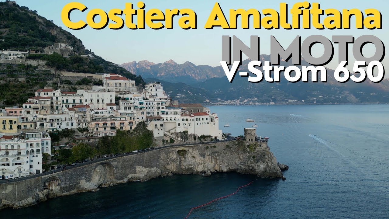 COSTIERA AMALFITANA in Moto -- La STRADA più BELLA del MONDO -