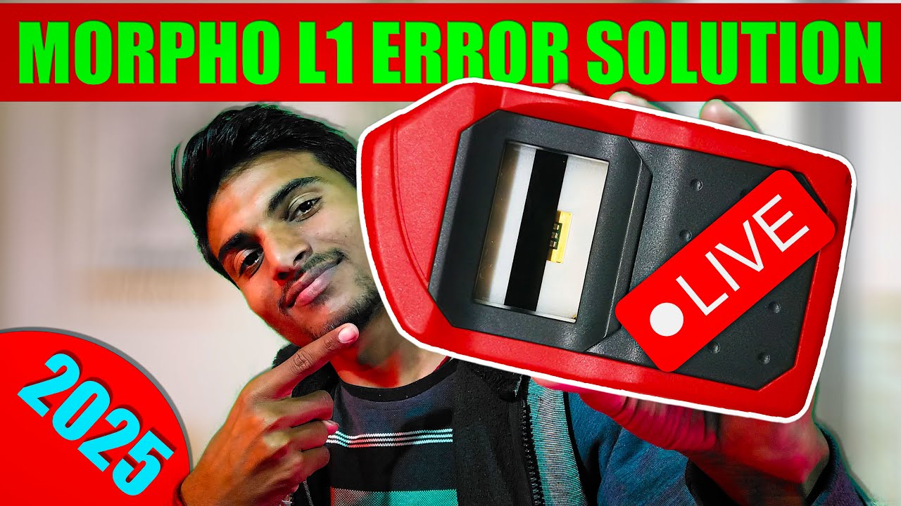 morpho l1 device installation windows 11 & 10 not working | morpho l1 device not working #morphol1