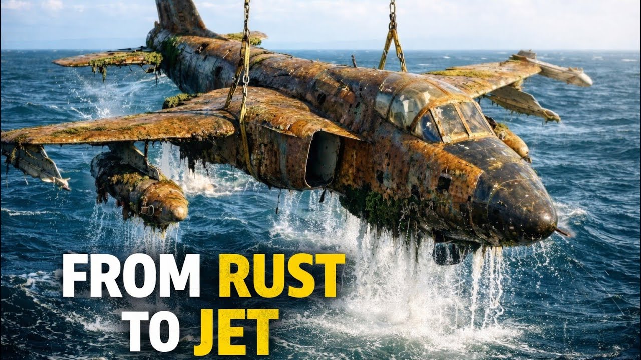 Deep-Sea MiG-17 Restoration — From Rust to a Fully Restored Combat Jet