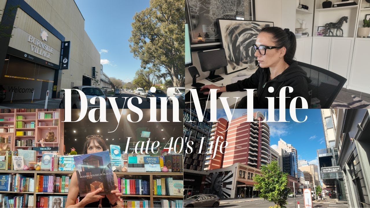 VLOG - Late 40's Life. Chatty week in my Life,  WFH, Flex Friday, Burnside.