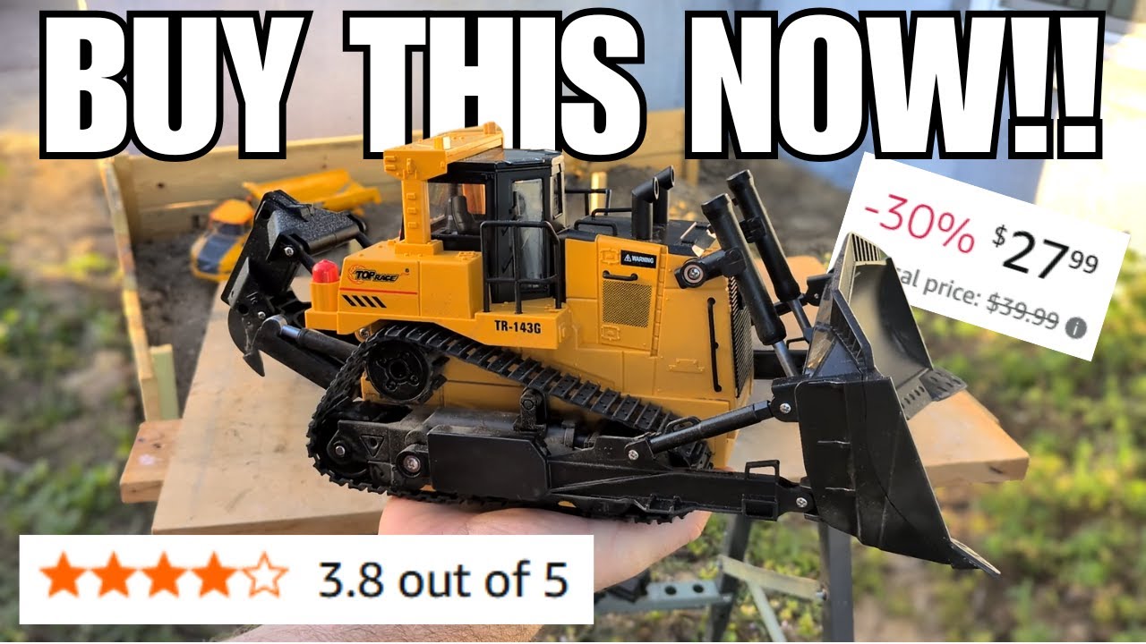 I Bought the Cheapest RC Bulldozer on Amazon (Honest Review)