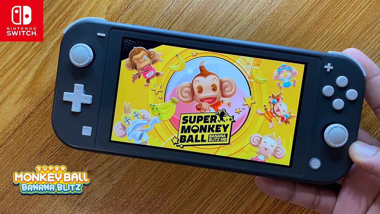 Super Monkey Ball: Banana Blitz HD Nintendo Switch Lite Gameplay