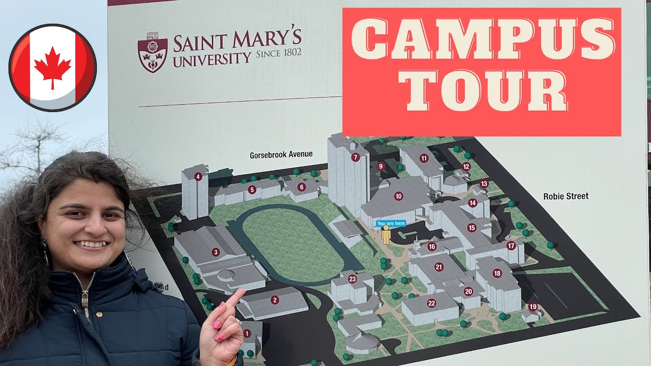 Campus Tour Of Saint Mary's University, Halifax, Nova Scotia, Canada