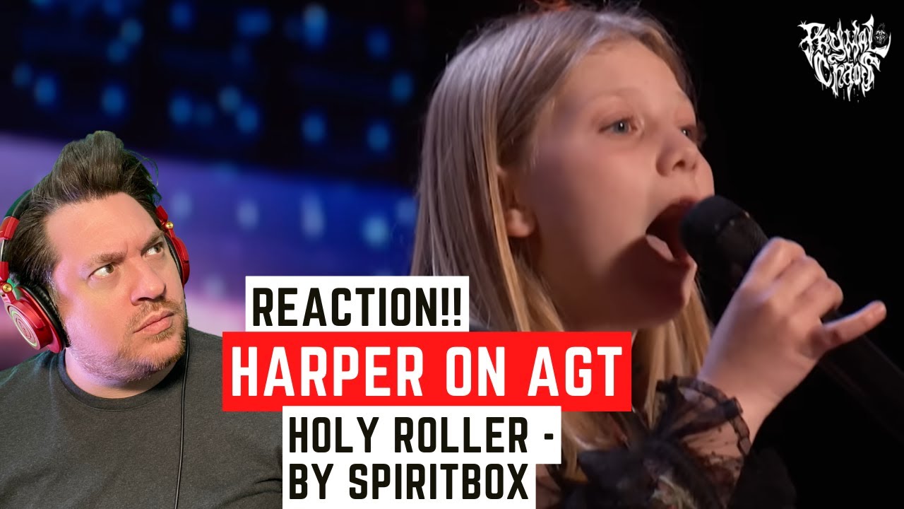 10 Year Old Harper Screams Holy Roller By Spiritbox - Reaction!!