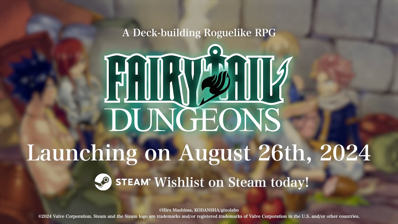 FAIRY TAIL: DUNGEONS （deck building roguelite） Trailer