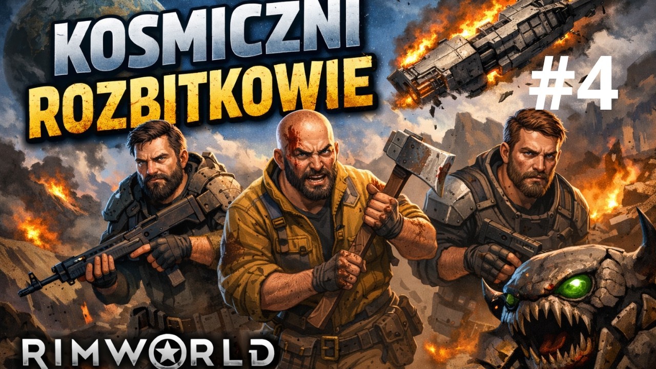 Rimworld z Widzami | #4 | Kosmiczni Rozbitkowie | Nowi Koloniści