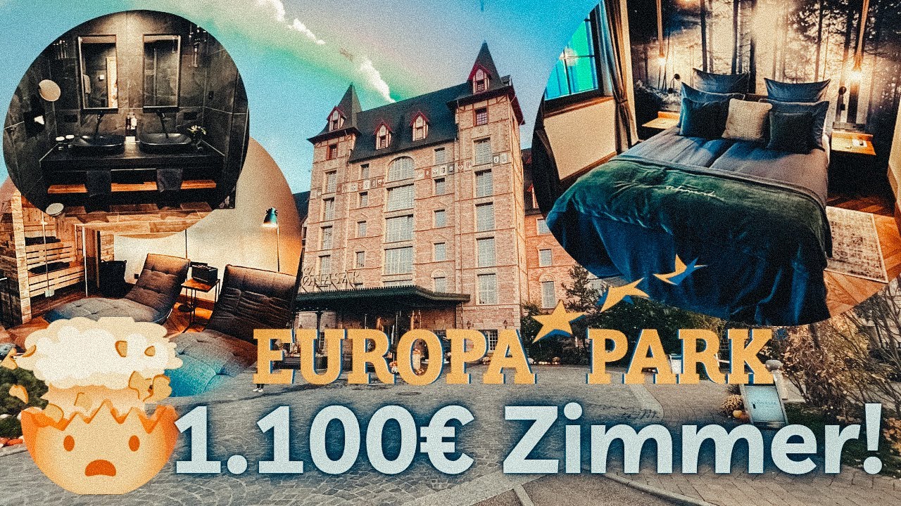 Europa-Park Hotel Kronasar -Eine Nacht für 1.100€ in der Boutique Suite - Premium Präsidentensuite😱