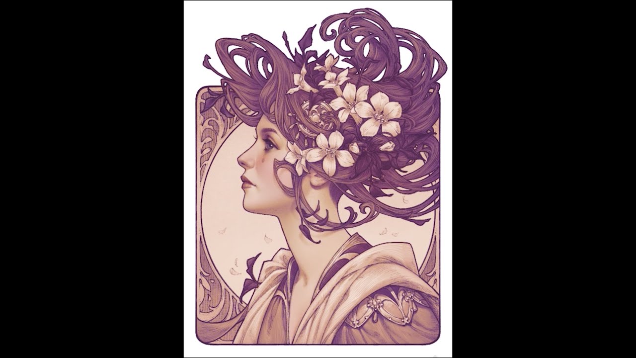 Master the Art Nouveau style using Procreate