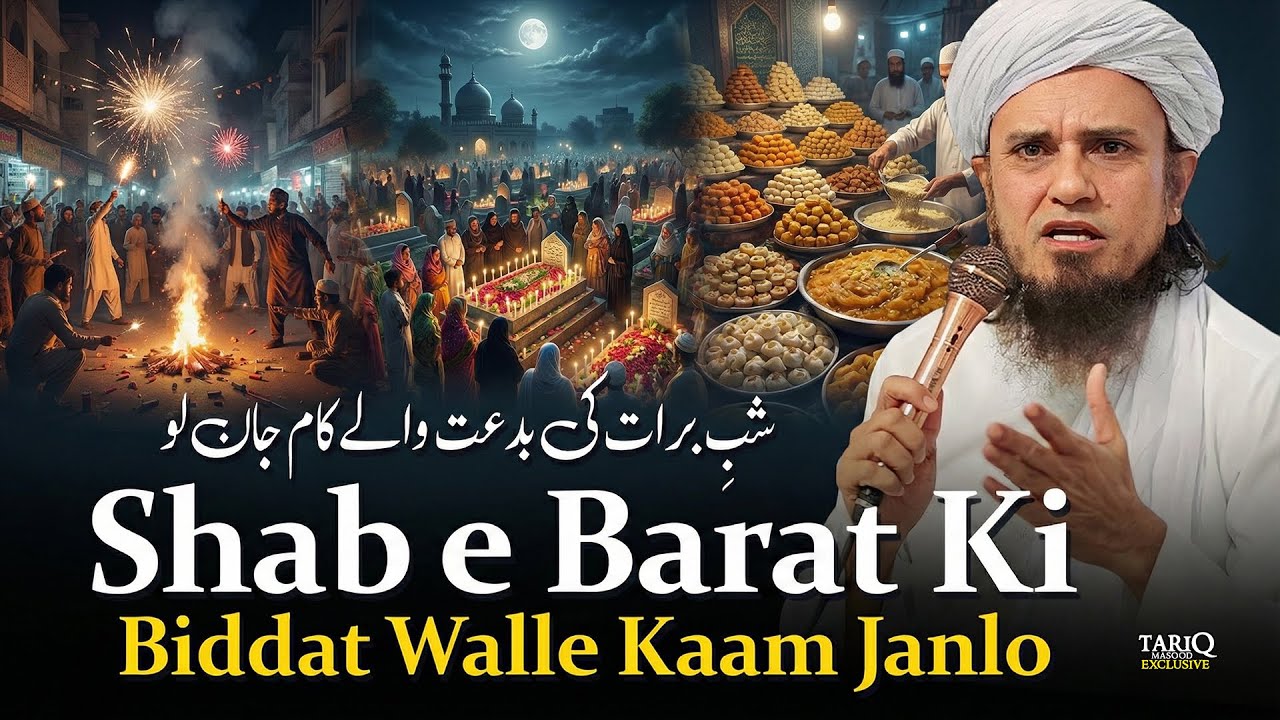 Shab e Barat Ki Biddat Walle Kaam Janlo | Mufti Tariq Masood
