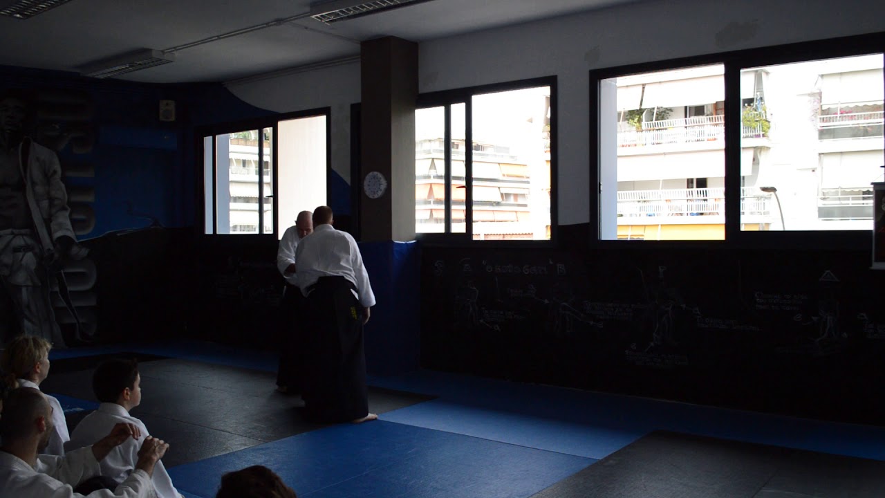 Sensei Paul Derrick, Athens 2018 - Henka waza: Shiho nage to Sokumen irimi nage