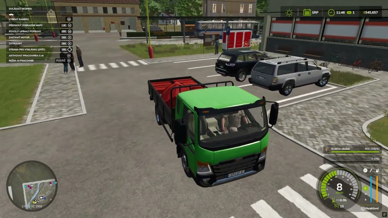 Brigádka u firmy Zásilkovna ve Valachách.  Zásilky vozíme na zásilkové boxy.