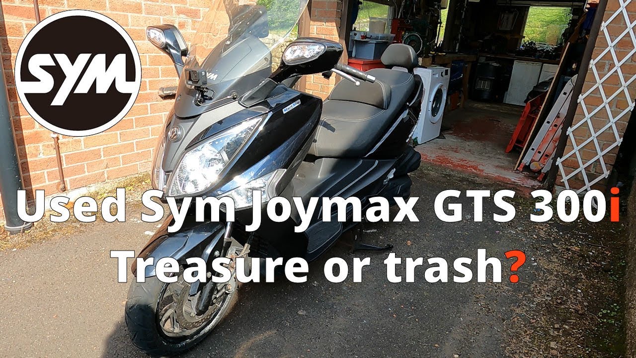 Squiggs garage Ep07 - Used Sym Joymax (snigger) GTS 300i - Treasure or trash?