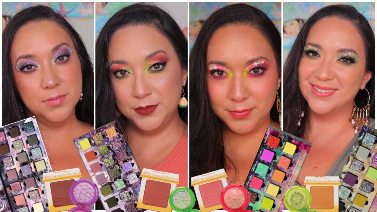 New & Hyped Palettes! Ensley Reign Cosmetics Flourish, Flutter, Cold Moon, & Flower Moon | 4 LOOKS