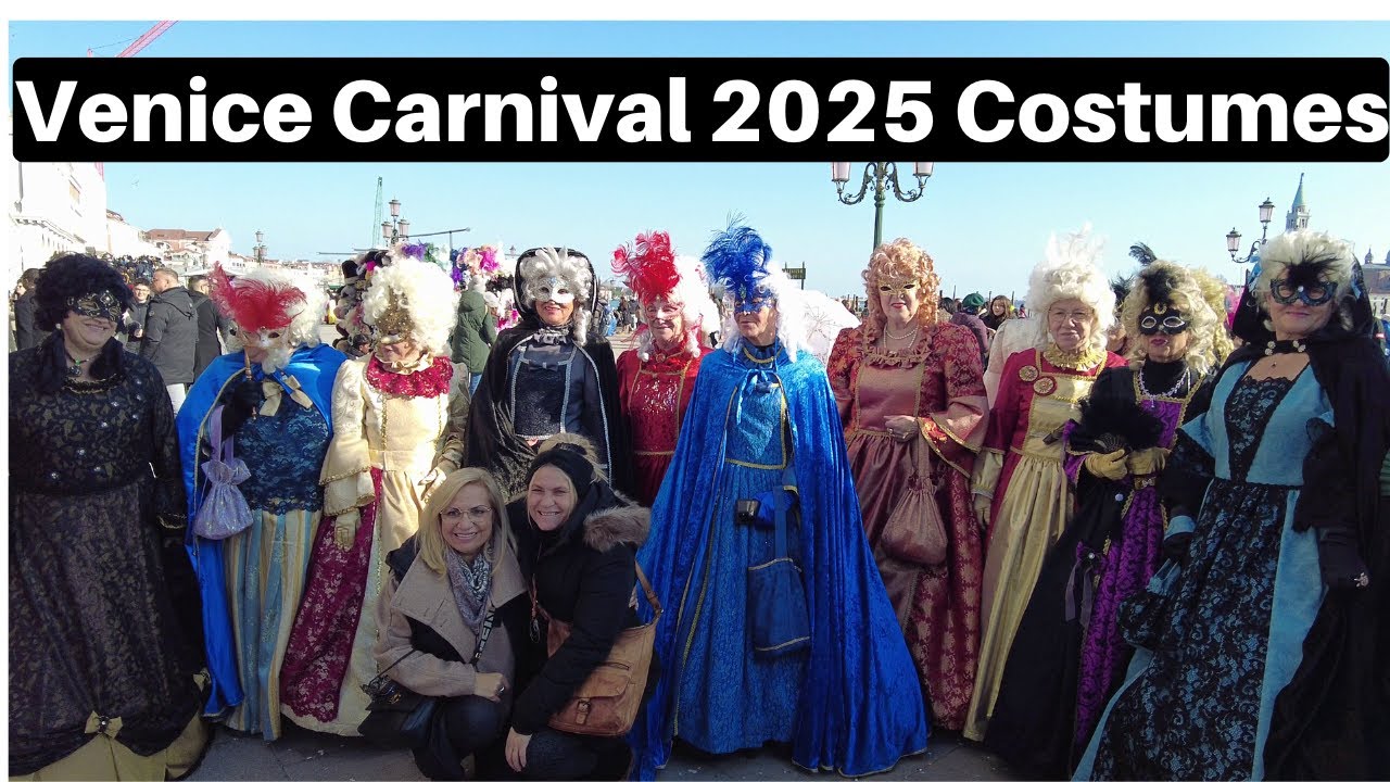 Venice Carnival 2025 - More Masks Display At San Marco Piazza