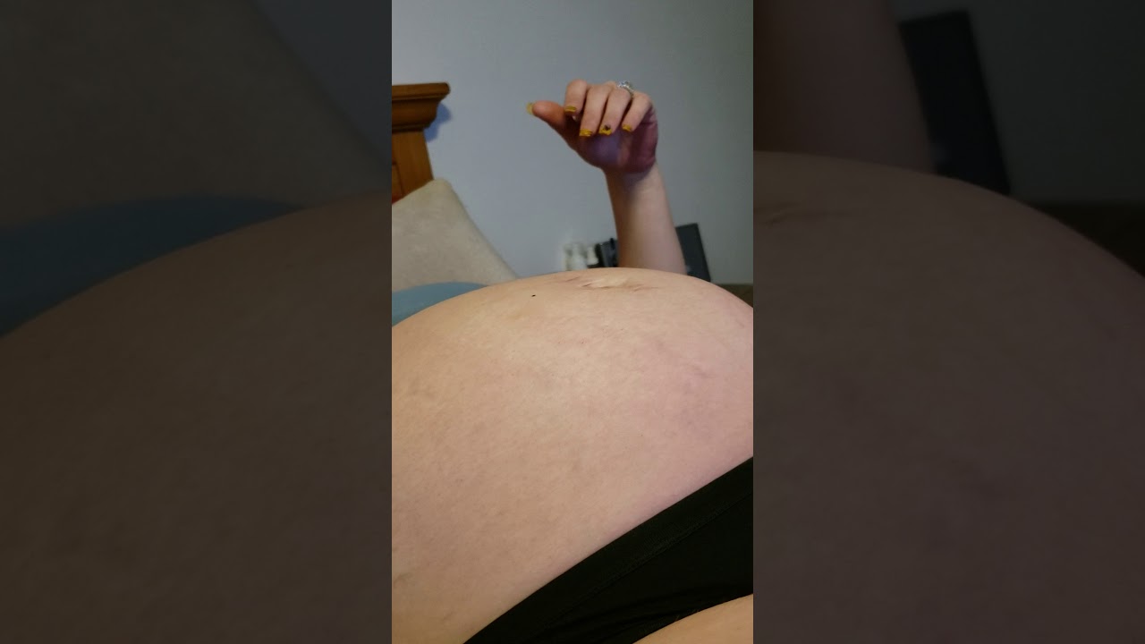 Baby moving like crazy in womb