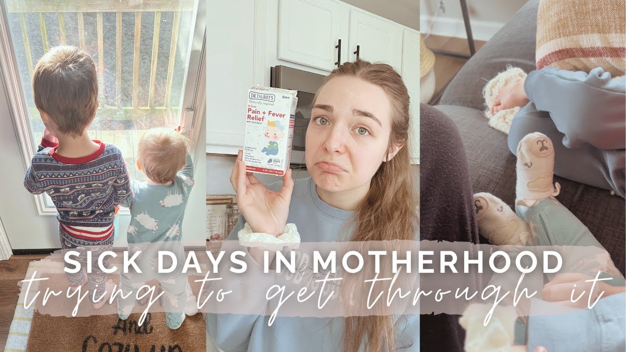 SICK DAYS VLOG // the not-so-fun side to motherhood