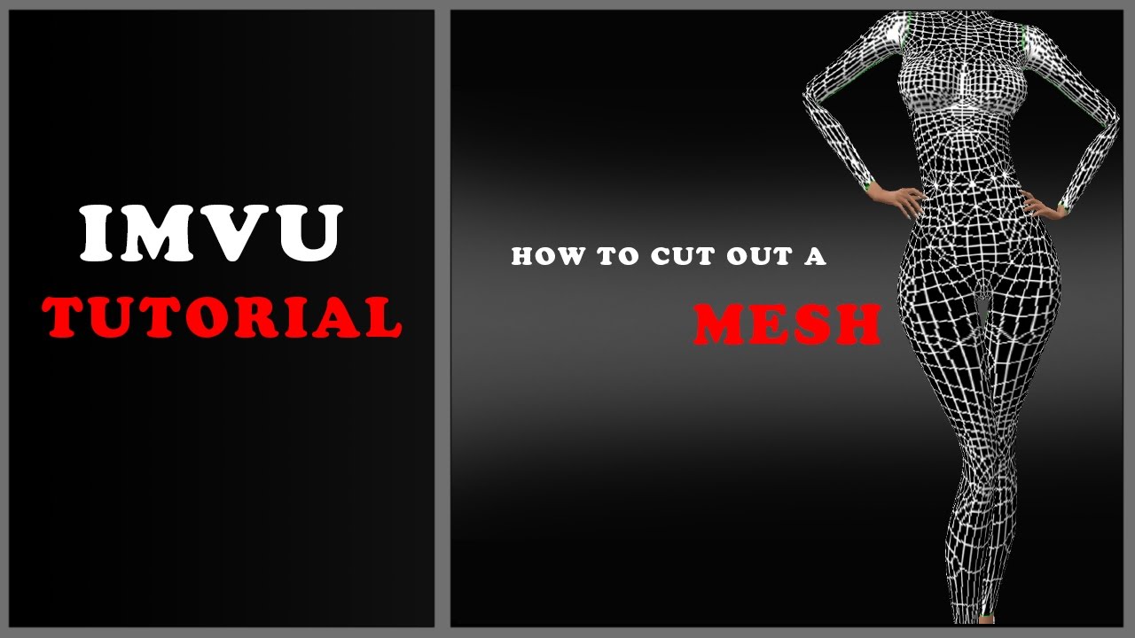 IMVU TUTORIAL --- HOW TO USE OPACITY MAP - CUTTING OUT