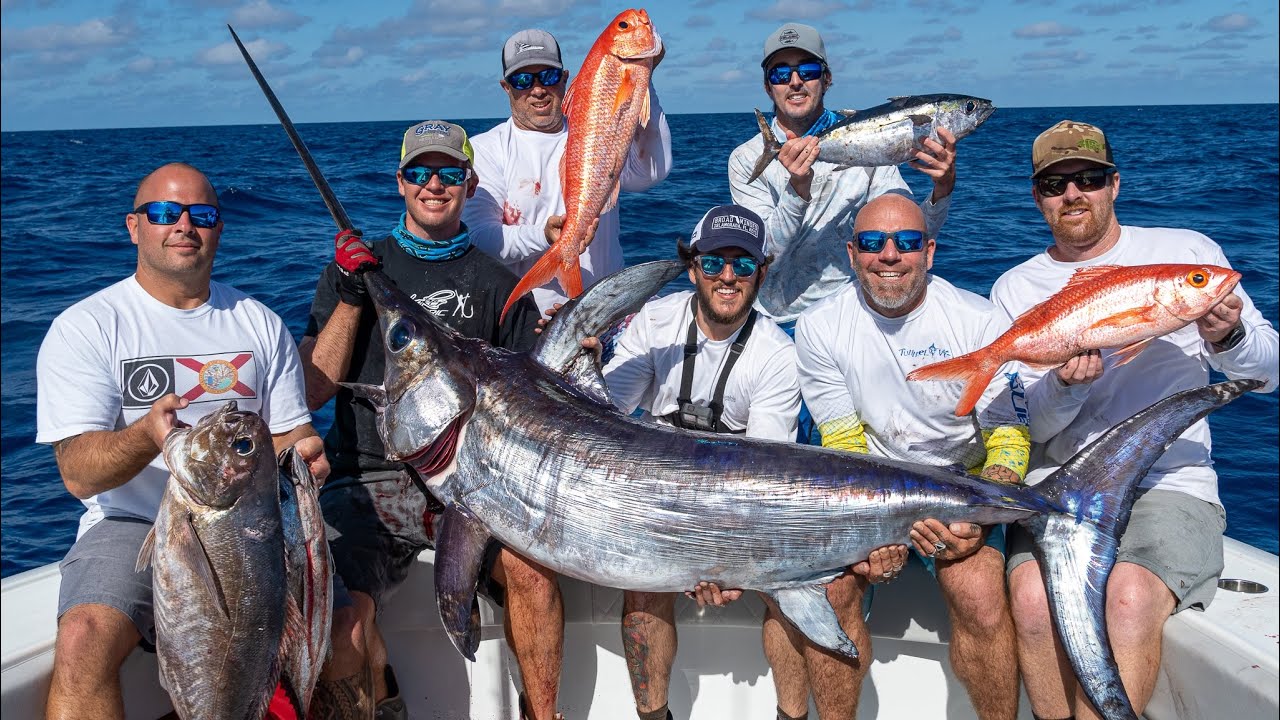 Fishing Camp FINALE! Tuna, Queens, Barrelfish and Swordfish! Catch Clean Cook - Chinese Swordfish