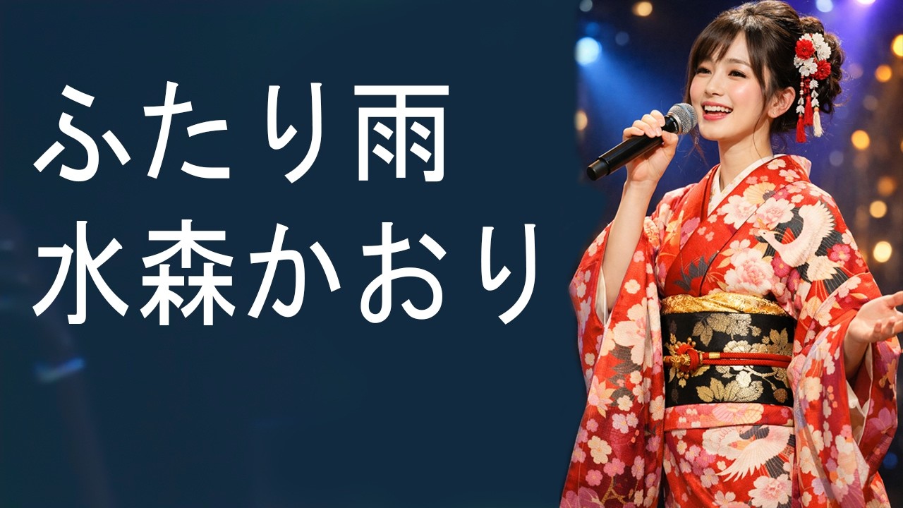 ふたり雨 - 水森かおり - 60・70・80年代の懐かしい歌謡曲集🌹