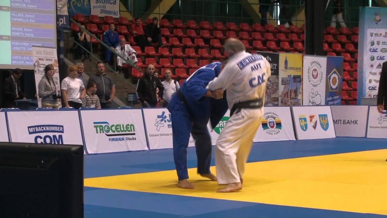 Judo Veterans EM 2012 Opole M5-73kg Hofer(AUT) - Halabi(FRA)