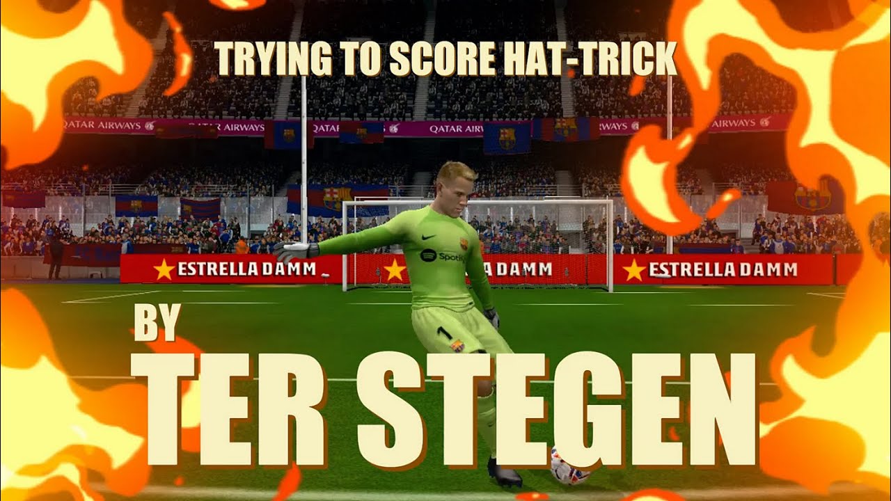 I TRIED TO SCORE HAT-TRICK BY TER STEGEN IN FIFA14!! 🤯