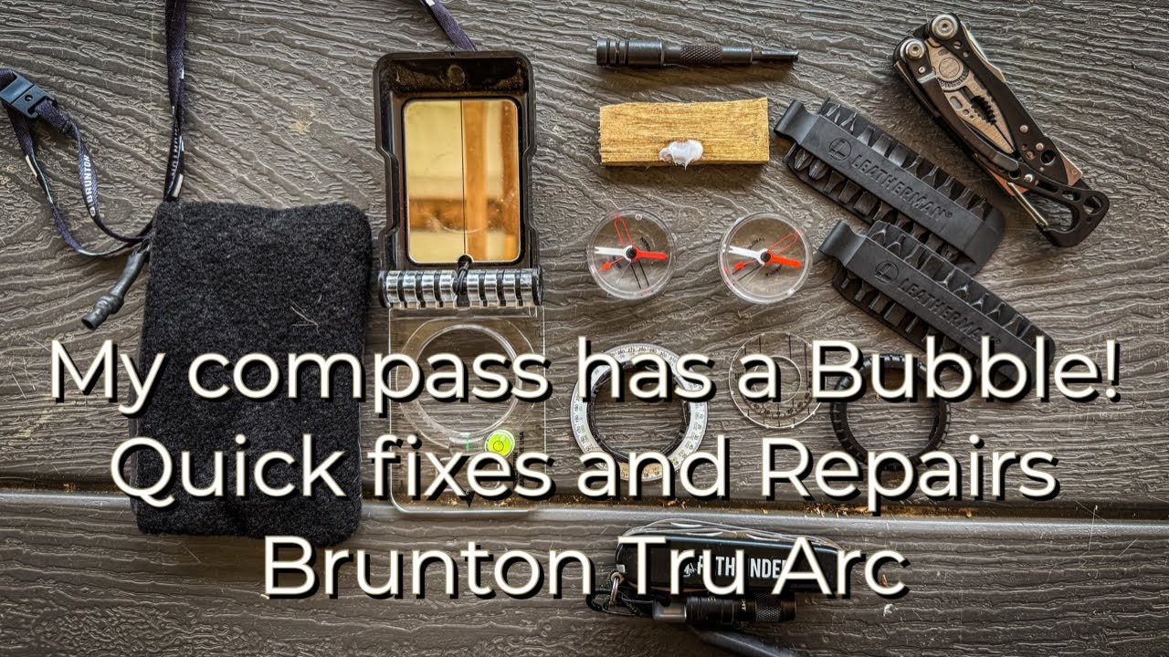 Compass Bubble? How to repair featuring Brunton’s True Arc 15 series with Dave Canterbury