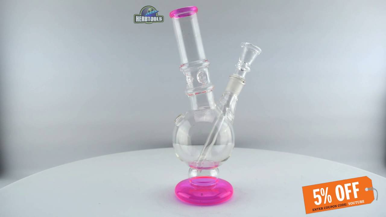 SMALL GLASS ICEBONG PINK [HD] [HERBTOOLS]