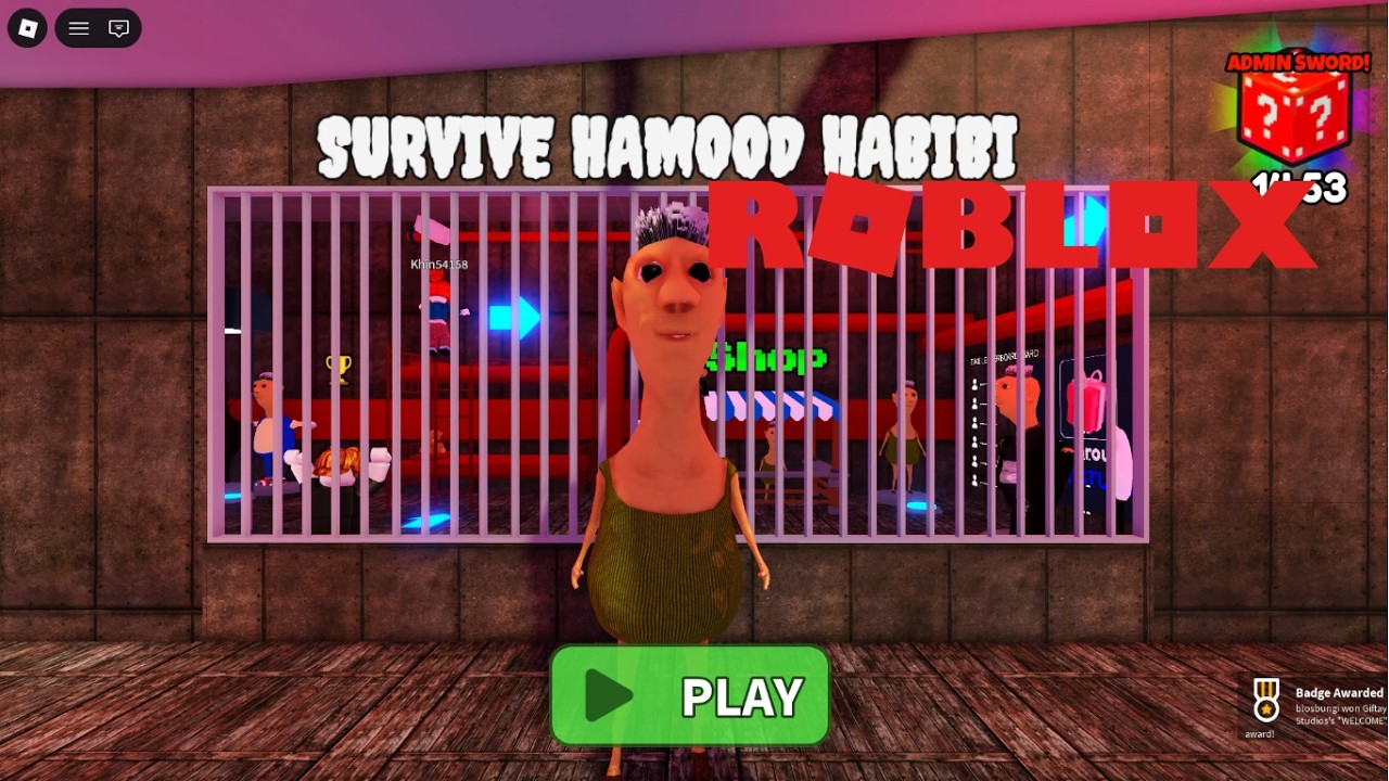 Roblox Gameplay Walkthrough🧙‍♀️HAMOOD HABIBI Prison Run (OBBY) #gamres #gameplay #roblox