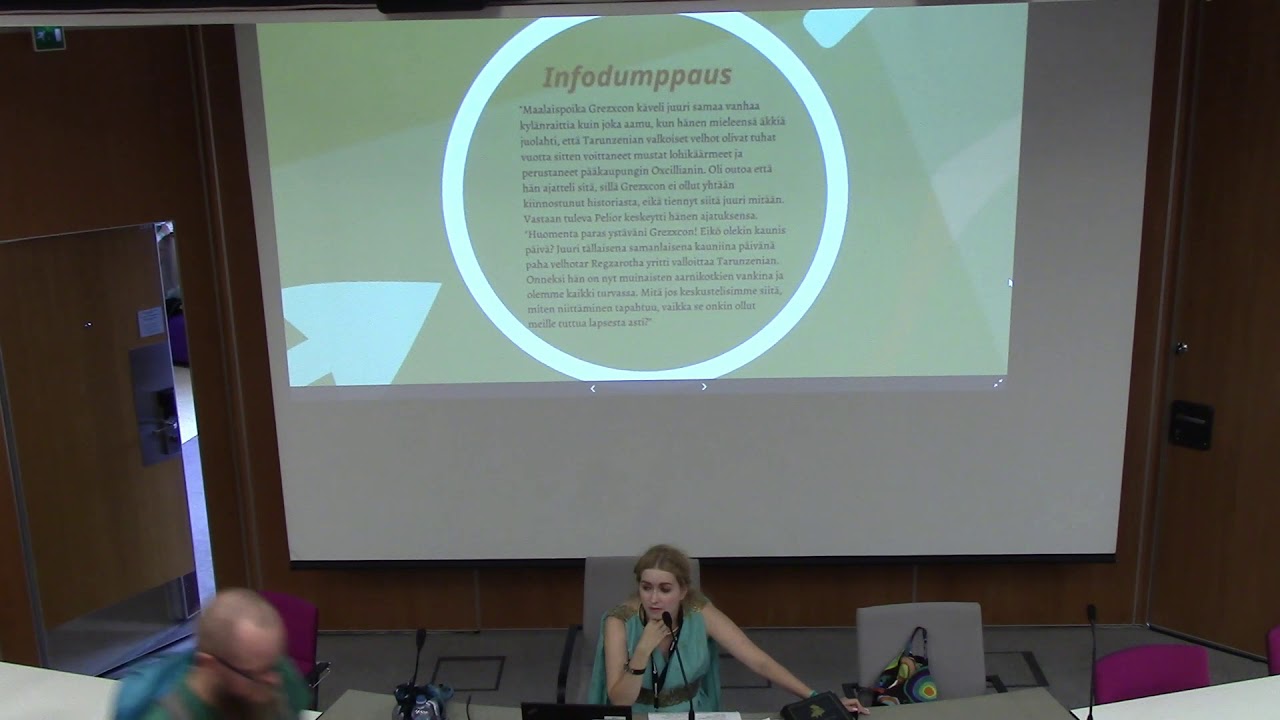 Ropecon 2018: Sini Helminen: Fantasiakirjan kirjoittaminen: Mikä kaikki voi mennä pieleen?