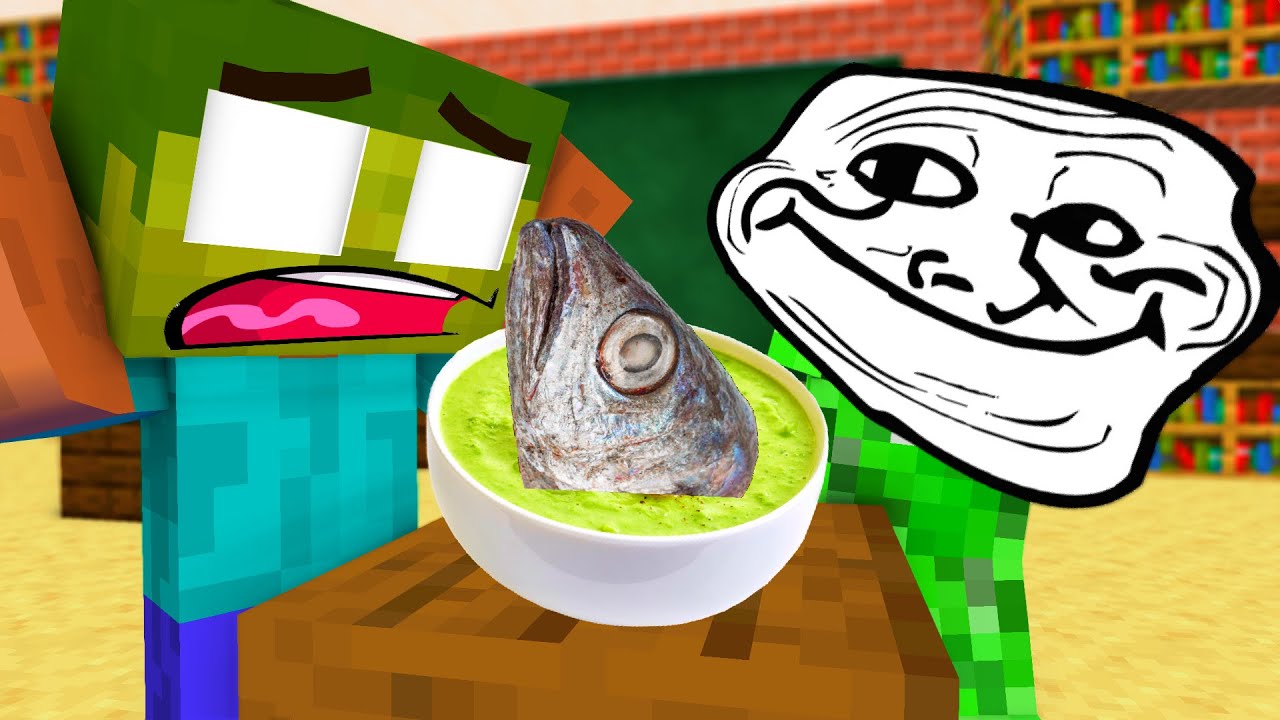 Minecraft Mobs : COOKING CHALLENGE 6 (Minecraft Animation Parody)