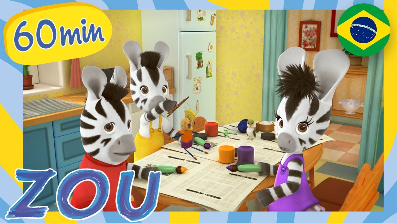 Zou e a Marionete do Vovô 🦓 1H compilação em Português 🦓 Desenhos animados