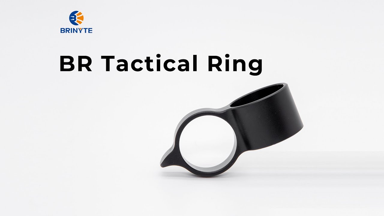 Brinyte tactical ring for tactical flashlights