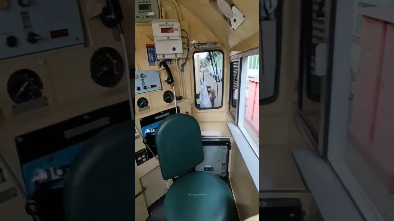 kabin lokomotif vintage