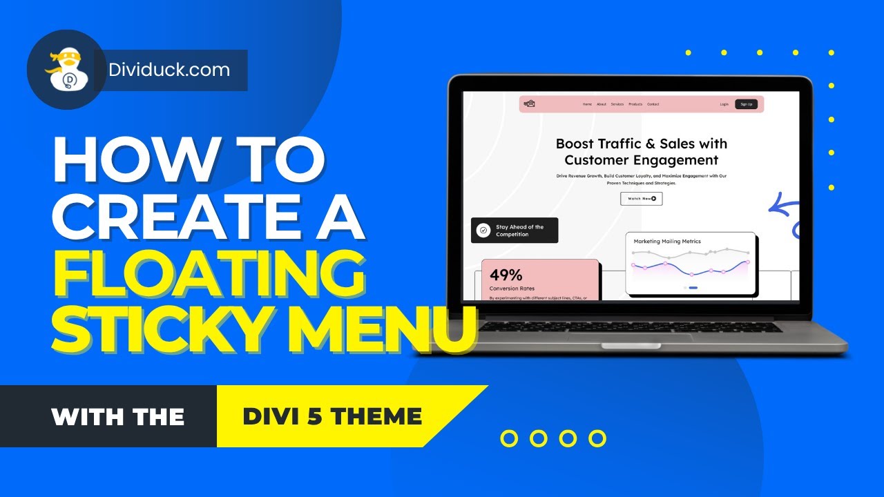 How to Create a Custom Floating Sticky Menu in Divi 5