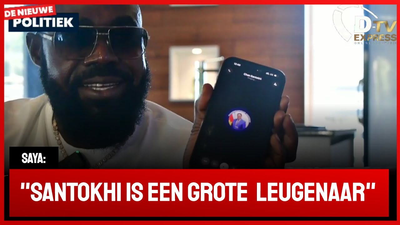 🚀 De Nieuwe Politiek Live • Saya slaat terug naar Santokhi (Suriname)