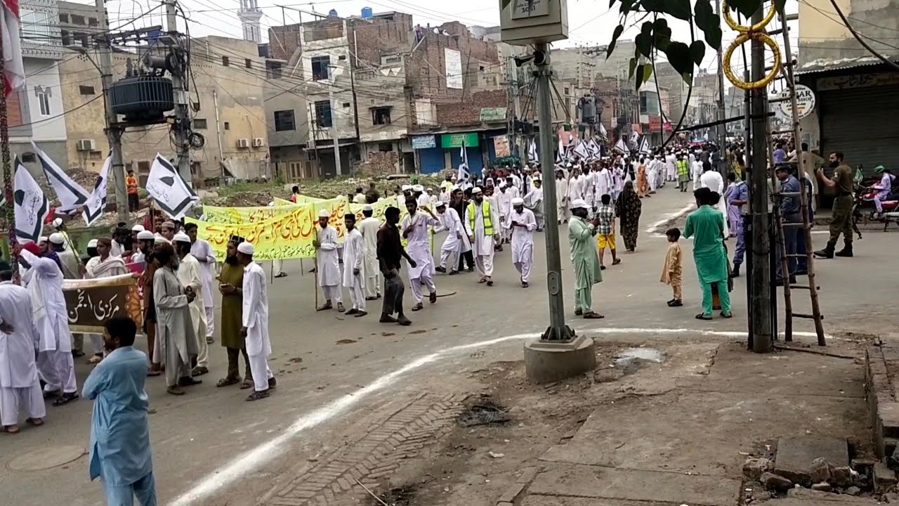 جلوس1500 جشن عید میلاد فیصل آباد 2025۔