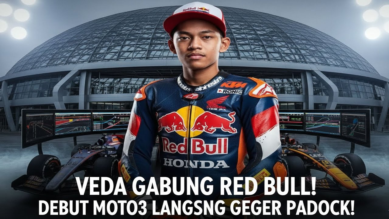 Bocah Ajaib Indonesia Masuk Red Bull! Debut Moto3 Veda Ega Jadi Sorotan Dunia