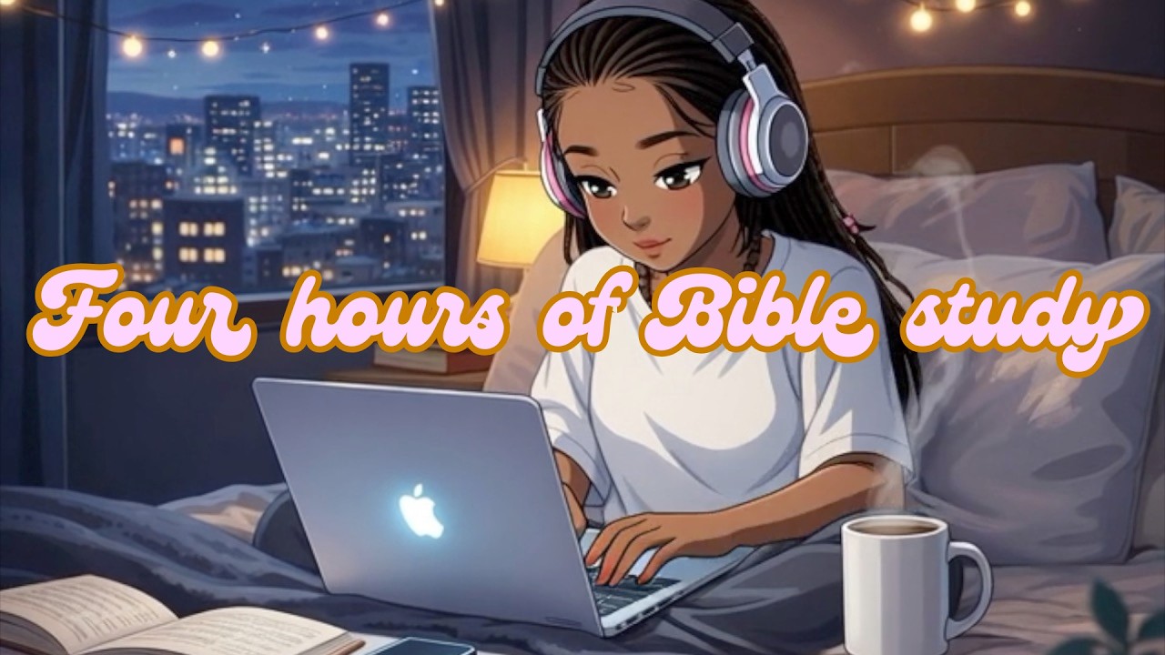 Christian Lofi ✝️ Four Hours Bible Study | Peaceful Worship Music for Study, Prayer & Relaxation