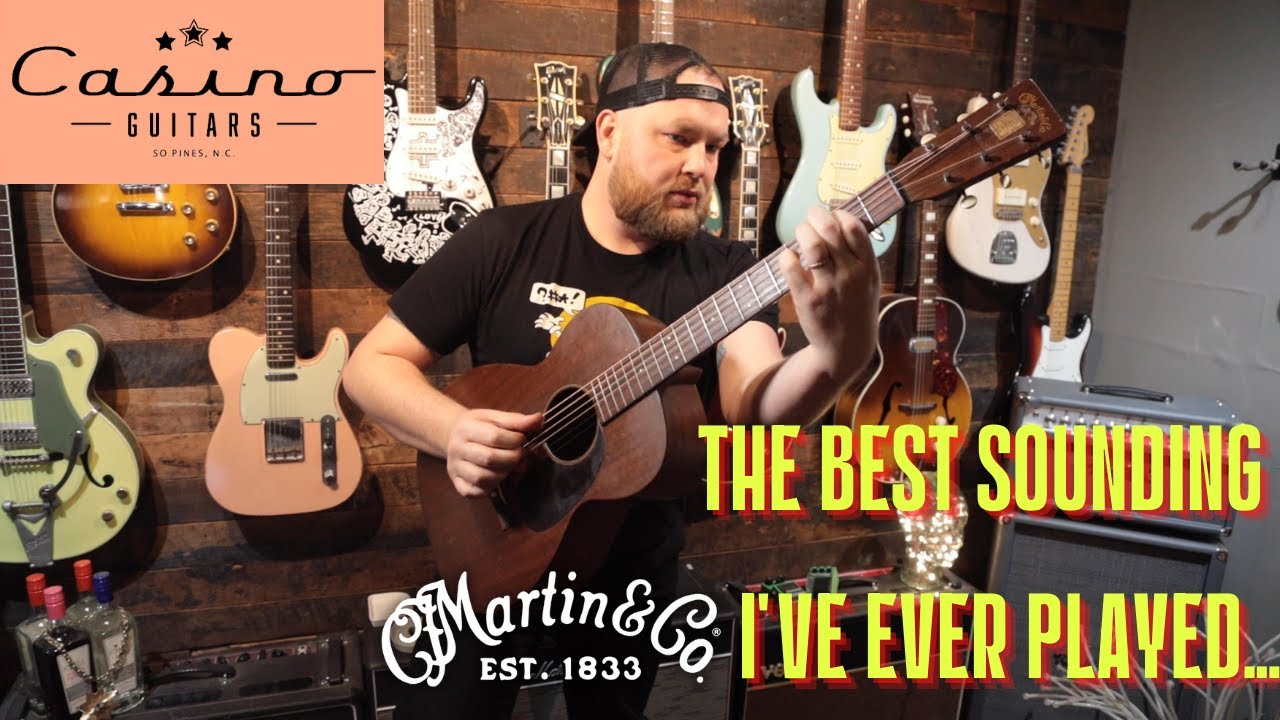 Я нашел лучший звук нового Martin, на котором я когда-либо играл, в @CasinoGuitars
