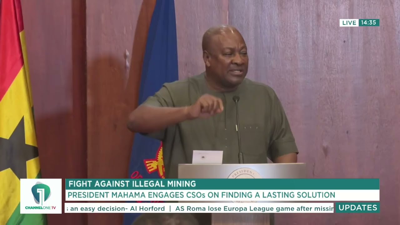 Galamsey Fight: We can win galamsey fight without State of Emergency – Mahama