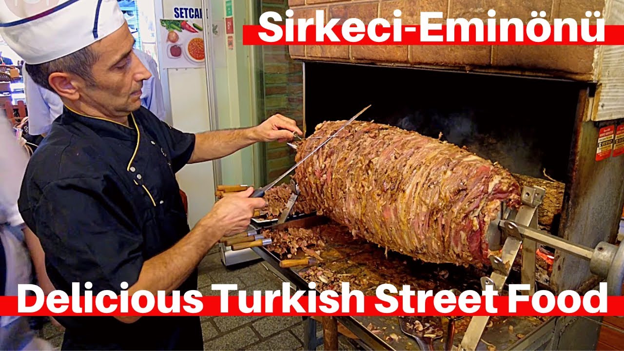 Best Turkish Street Food Tour Istanbul Sirkeci Eminonu Restaurants | 4K UHD 60FPS | September 2022