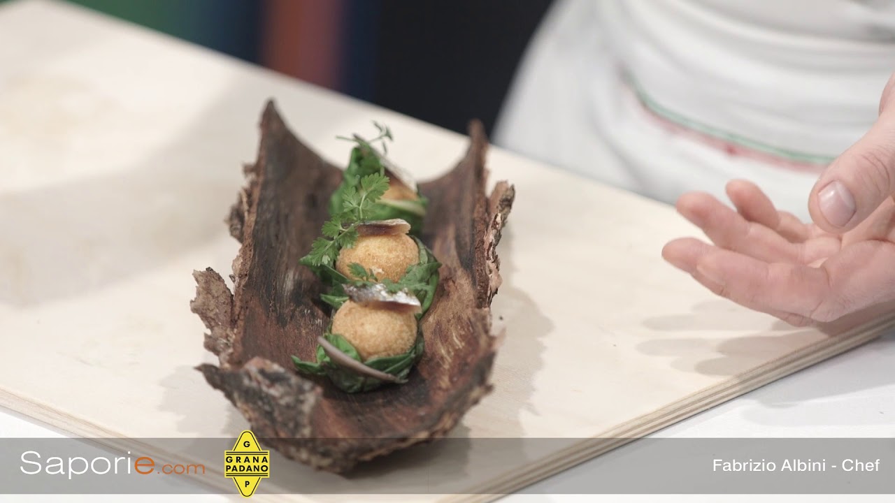 Saporie.com - Praline di Grana Padano con bietole e sarda di Montisola