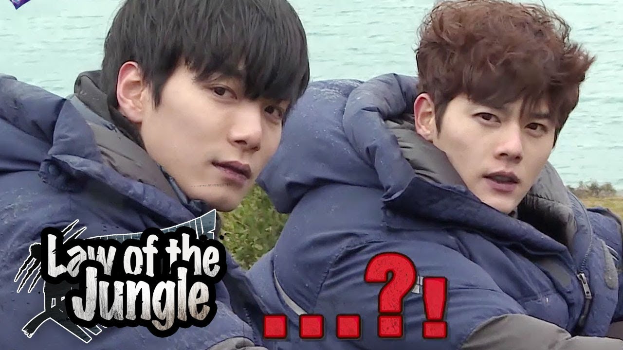 Hunting became Photoshoot (ft. Nuest W JR, ZEA Dongjun) [Law of the Jungle Ep 304]