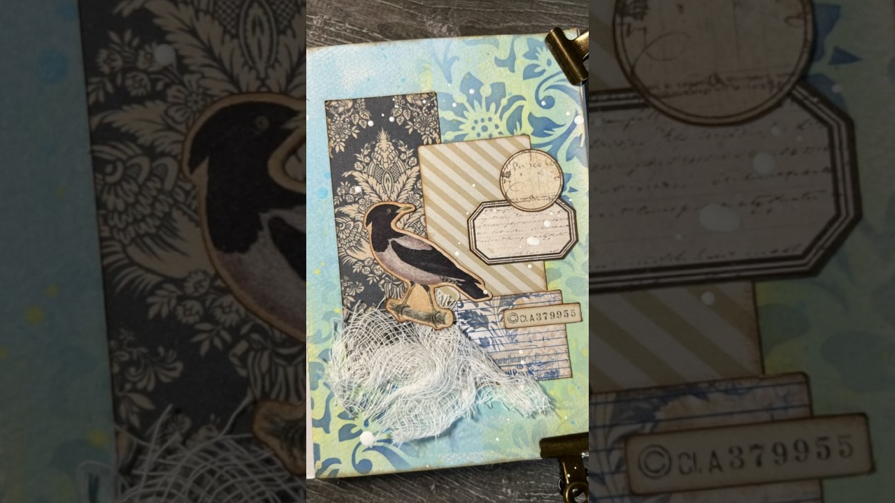 Layering Ephemera: Easy Junk Journal Trick