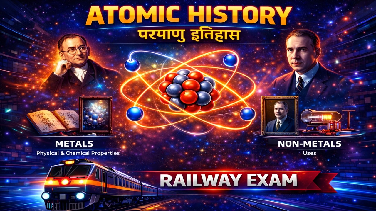 Atomic History Explained | Railway | SSC | GK
