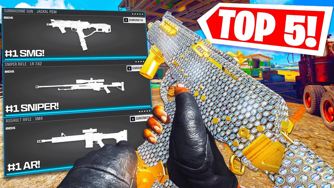 TOP 5 *META* LOADOUTS in WARZONE AFTER UPDATE