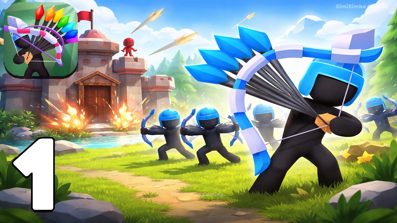 🏹 Merge Archers Gameplay Walkthrough Part 1 – Satisfying Merges & Epic Battles (Android,iOS)